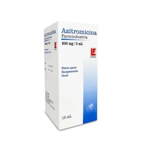 AZITROMICINA 200mg/5mL Suspension x15mL