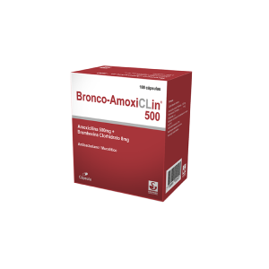 BRONCO AMOXICLIN x 500mg+8mg Tableta x100