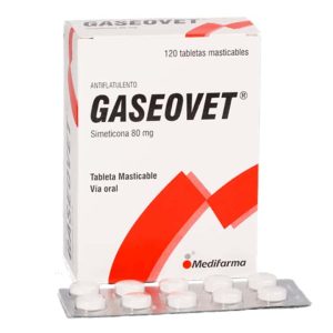 GASEOVET  80mg Tableta Masticable x120