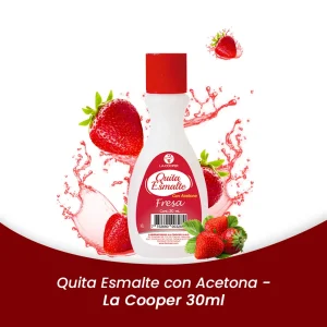 QUITA ESMALTE Fresa x30ml